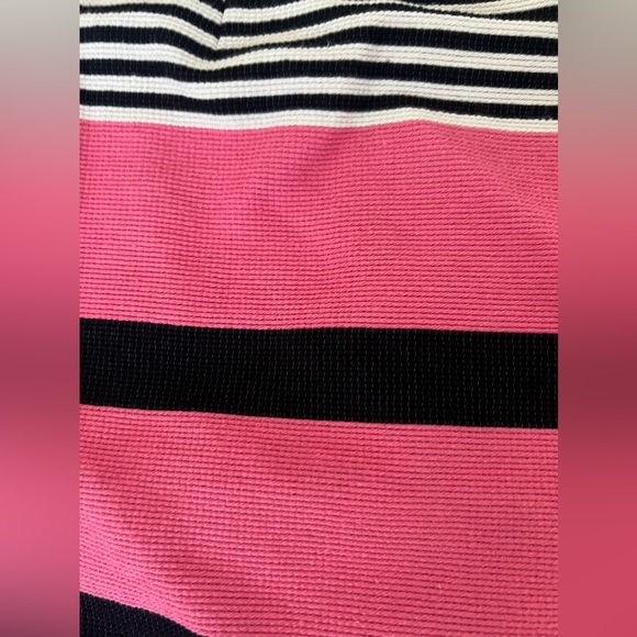 Loft Striped Pattern Colorful Cotton Mini Skirt In Size 6P - Picture 6 of 10